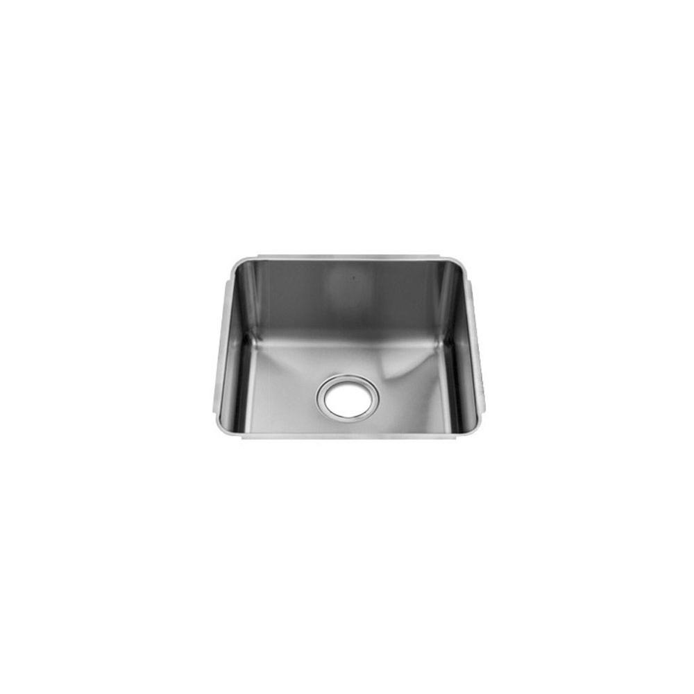 Home Refinements by Julien 003204 Classic Sink Undermount, Single 15X16X8 - Brushed Stainless Steel