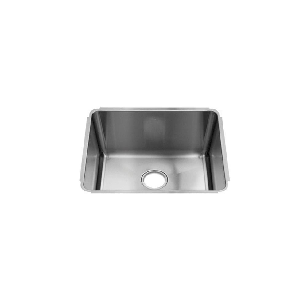 Home Refinements by Julien 003216 Classic Sink Undermount, Single 21X17X10 - Brushed Stainless Steel