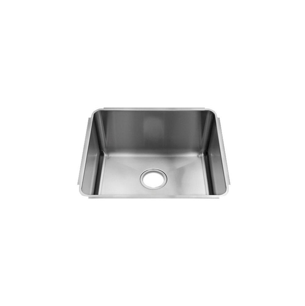 Home Refinements by Julien 003224 Classic Sink Undermount, Single 21X18X10 - Brushed Stainless Steel