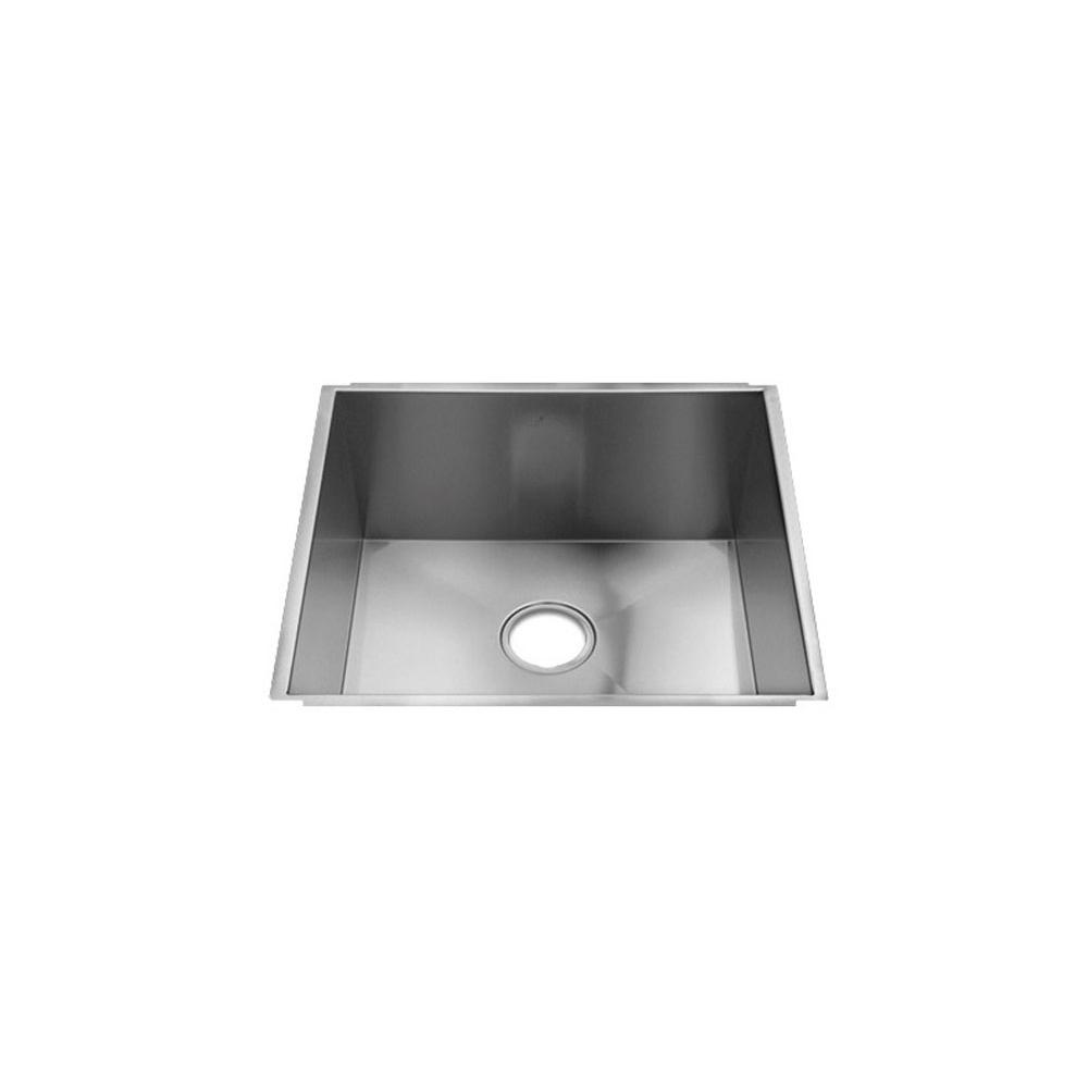 Home Refinements by Julien 003628 Urbanedge Sink Undermount, Single 21X18X10 - Brushed Stainless Steel