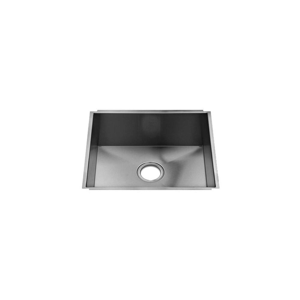 Home Refinements by Julien 003647 Urbanedge Sink Undermount, Single 18X16X10 - Brushed Stainless Steel