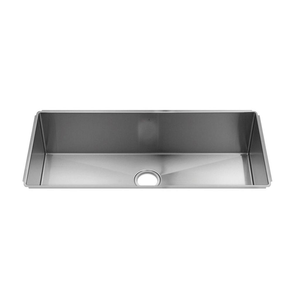 Home Refinements by Julien 003928 J7 Sink Undermount, Single 36X16X10 - Brushed Stainless Steel