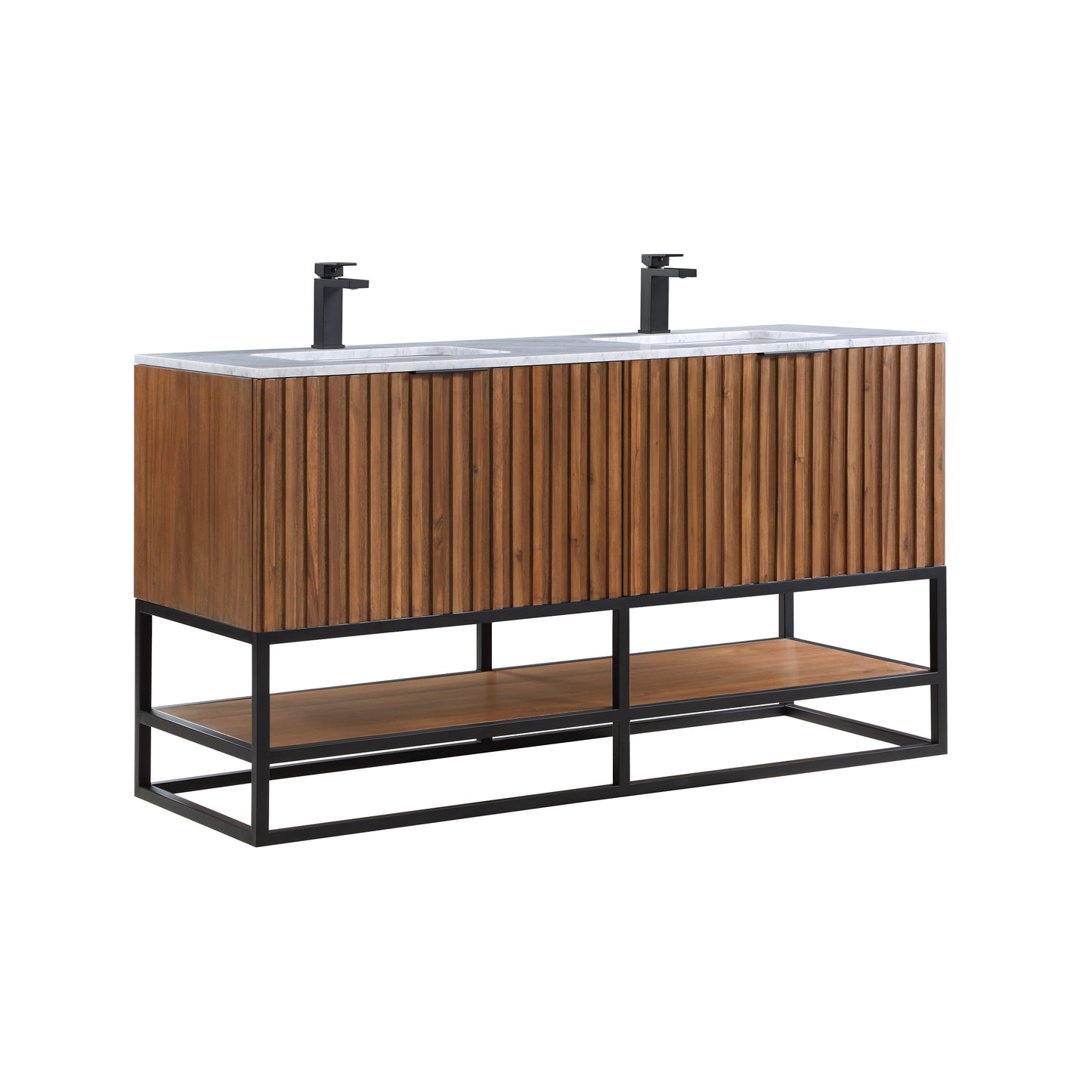 Bemma Terra 60 In. W X 22 In. D X 34 In. H Bath Vanity With Top