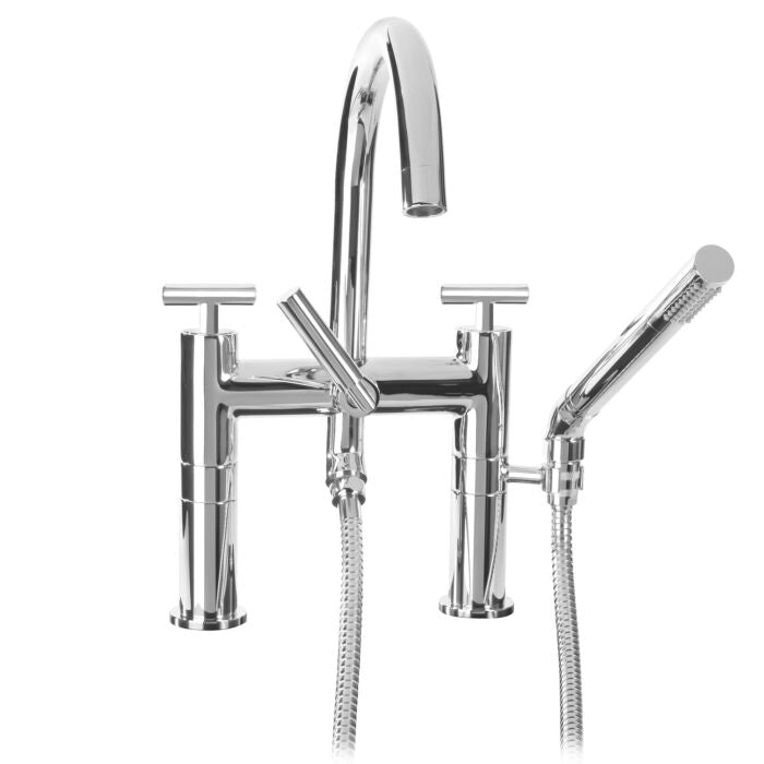 Sigma 1.0050510 Contemporary Deckmount Tub Filler With Handshower Ceres Ii - Parent