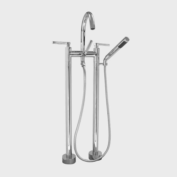 Sigma 1.0007520T Contemporary Floormount Tub Filler With Handshower Trim Stella - Parent