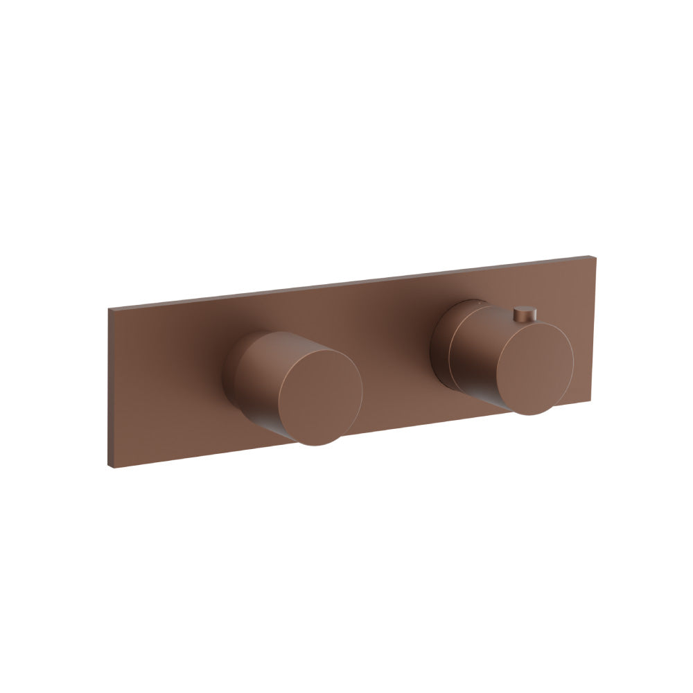 Flusso Serie 100 100.2693 3/4" Horizontal Thermostatic Shower Valve & Trim - 1 Ouptut