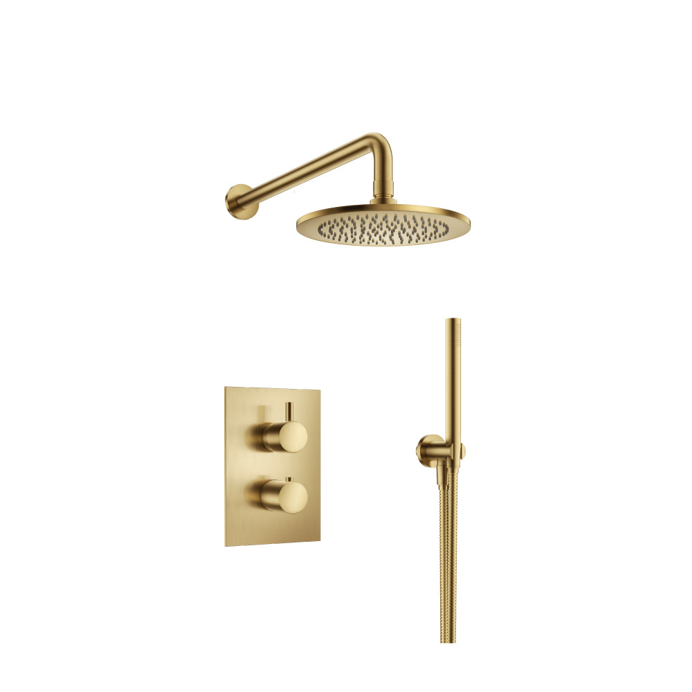 Flusso Serie 100 100.7050 Two Output Shower Set With Shower Head And Hand Held