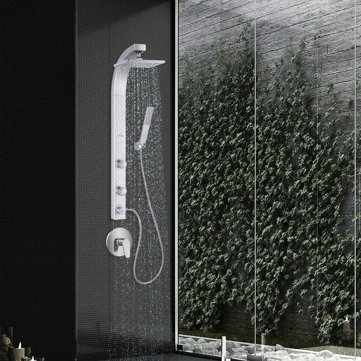 Pulse 1020-S Splash ShowerSpa ABS Shower System Silver Chrome