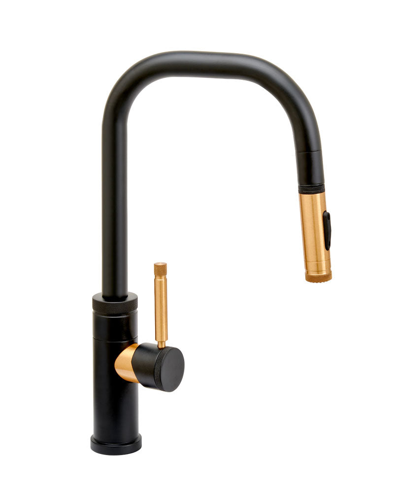 Waterstone 10240 Fulton Industrial Prep Size Pulldown Faucet - Angle Spout - Toggle Sprayer - Parent