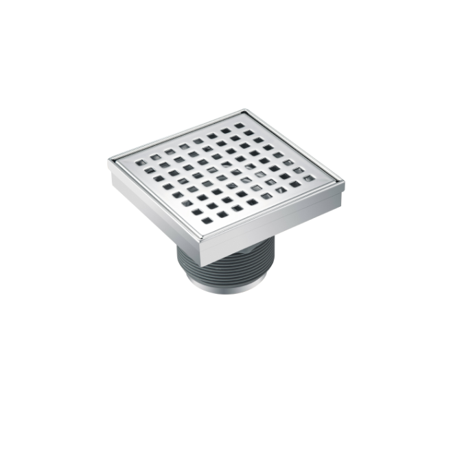 Flusso 11.SQD.0606 6" Decorative Floor Drain with 2" Outlet - Parent