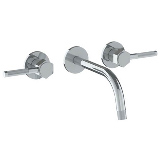 Watermark 111-2.2-SP4 Sutton Wall Mount 3 Hole Lavatory Set With 8-1/4" Spout