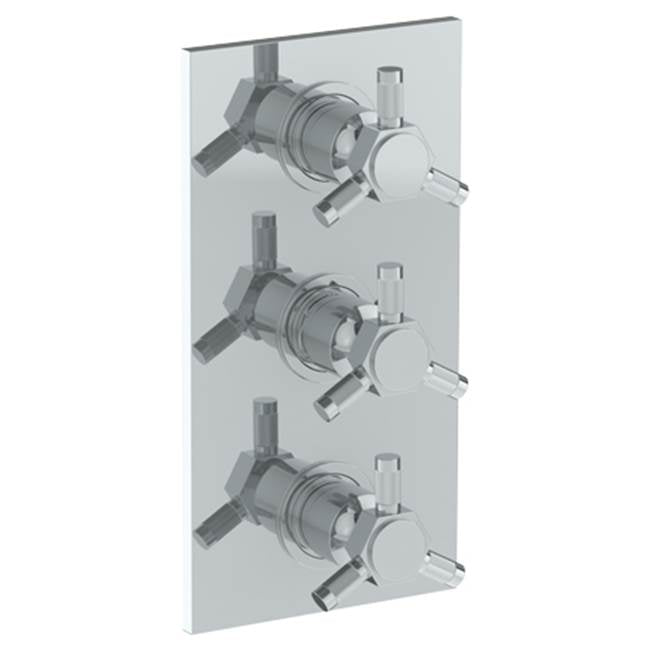 Watermark 111-T30-SP5 Sutton Wall Mounted Thermostatic Shower Trim With 2 Built-In Controls 6-1/4" X 12" - Parent