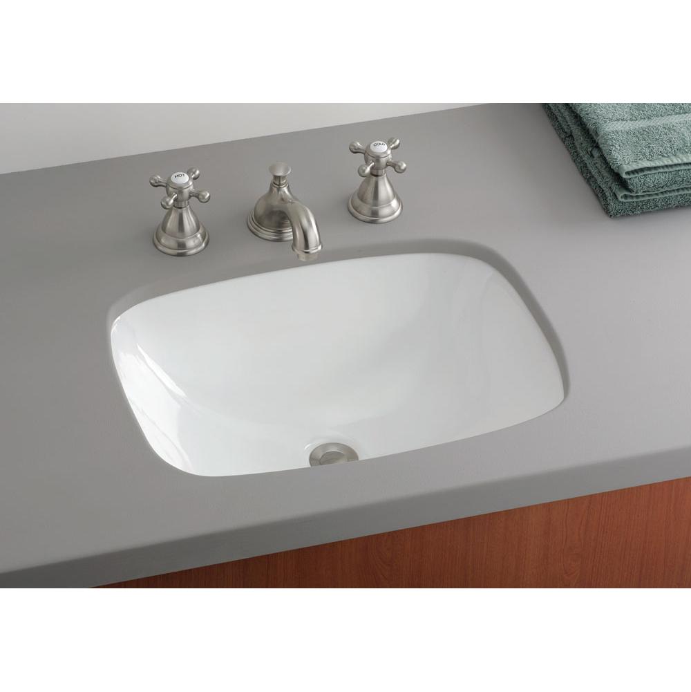 Cheviot 1116-WH Square Ibiza Undermount Sink - White