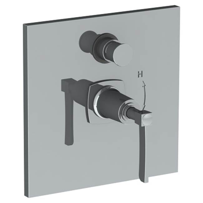 Watermark 115-P90-MZ5 H-Line Wall Mounted Pressure Balance Shower Trim With Diverter 7" Diameter