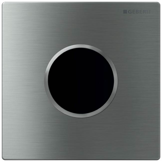Geberit 116.025.SN.1 Urinal Flush Control With Electronic Flush Actuation, Mains Operation, Cover Plate Type 10