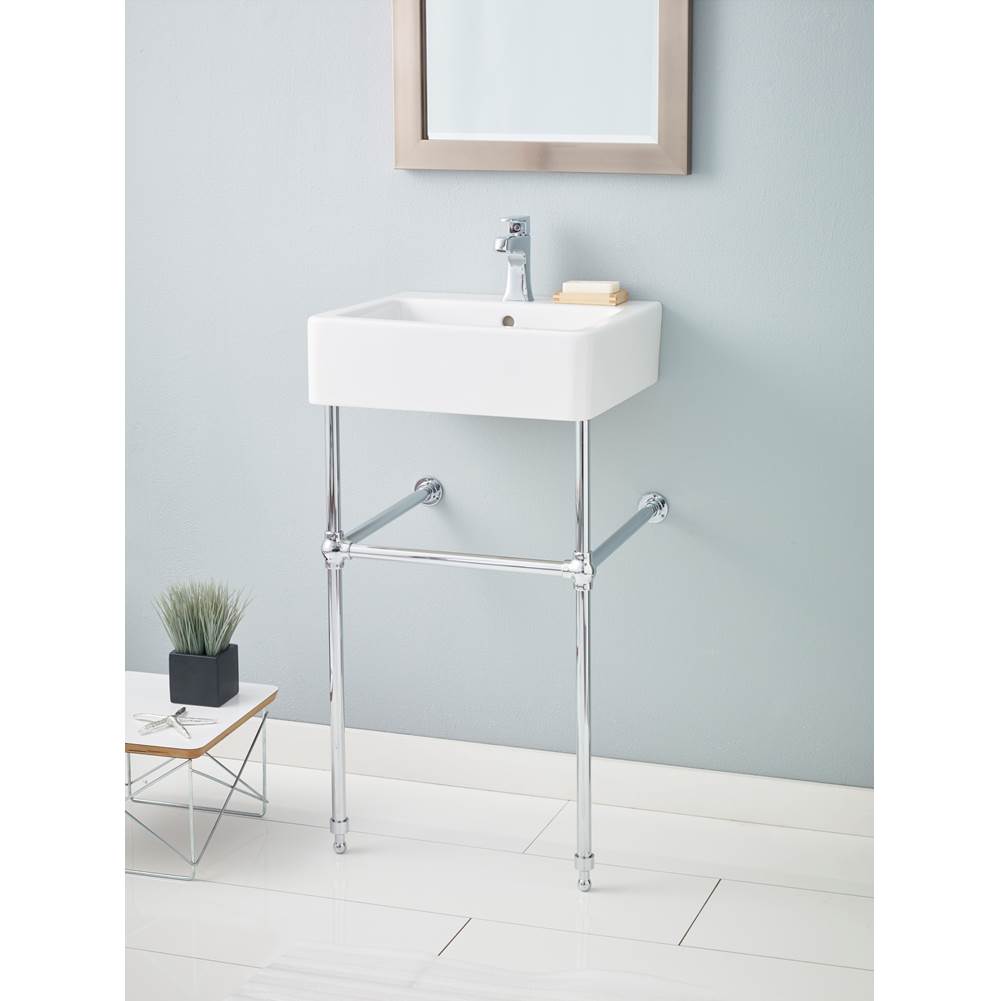 Cheviot 1230/19-WH-1/575 Square Nuovella Console Sink