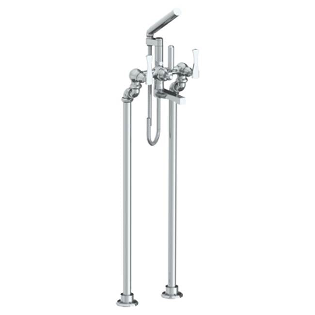 Watermark 125-8.3-BG4 Chelsea Floor Standing Exposed Bath Set With Hand Shower