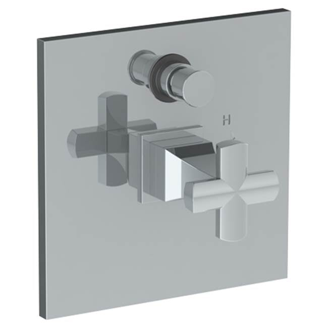 Watermark 125-P90-BG5 Chelsea Wall Mounted Pressure Balance Shower Trim With Diverter 7" Diameter