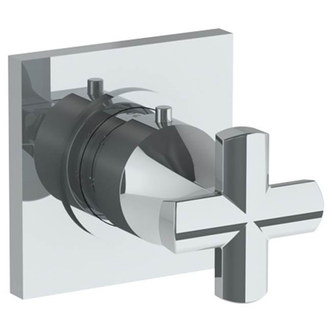 Watermark 125-T15-BG5 Chelsea Wall Mounted Mini Thermostatic Shower Trim 3-1/2" Diameter