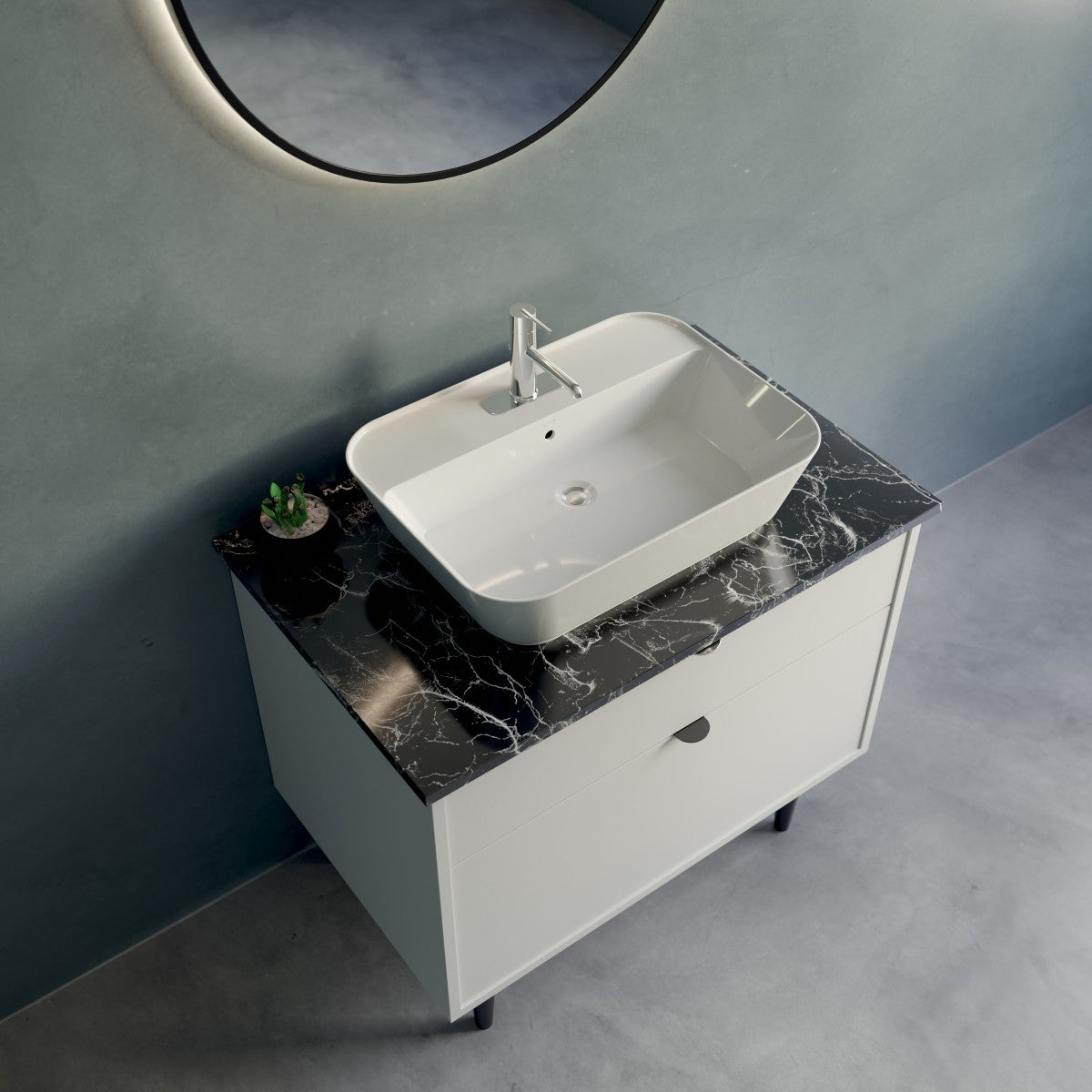 Cheviot 1288-WH-1 Specialty Element 2 Vessel Sink - White