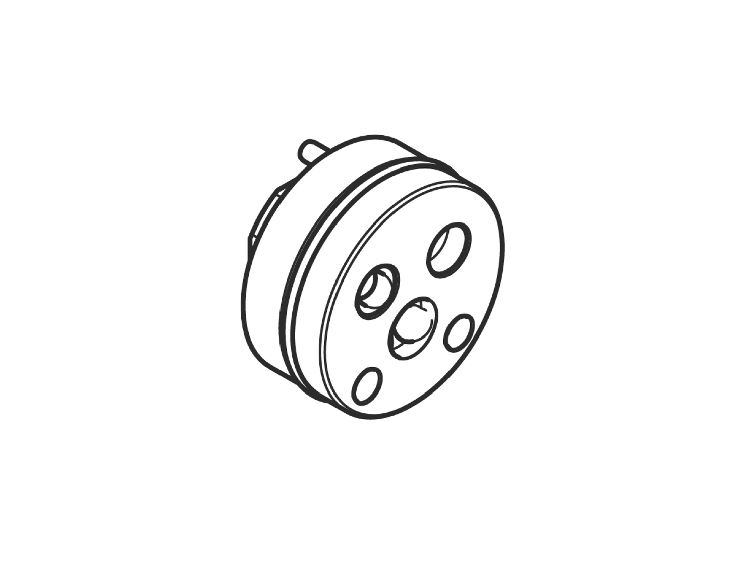 Dornbracht 1288097090 Adapter For Reversed Water Connections