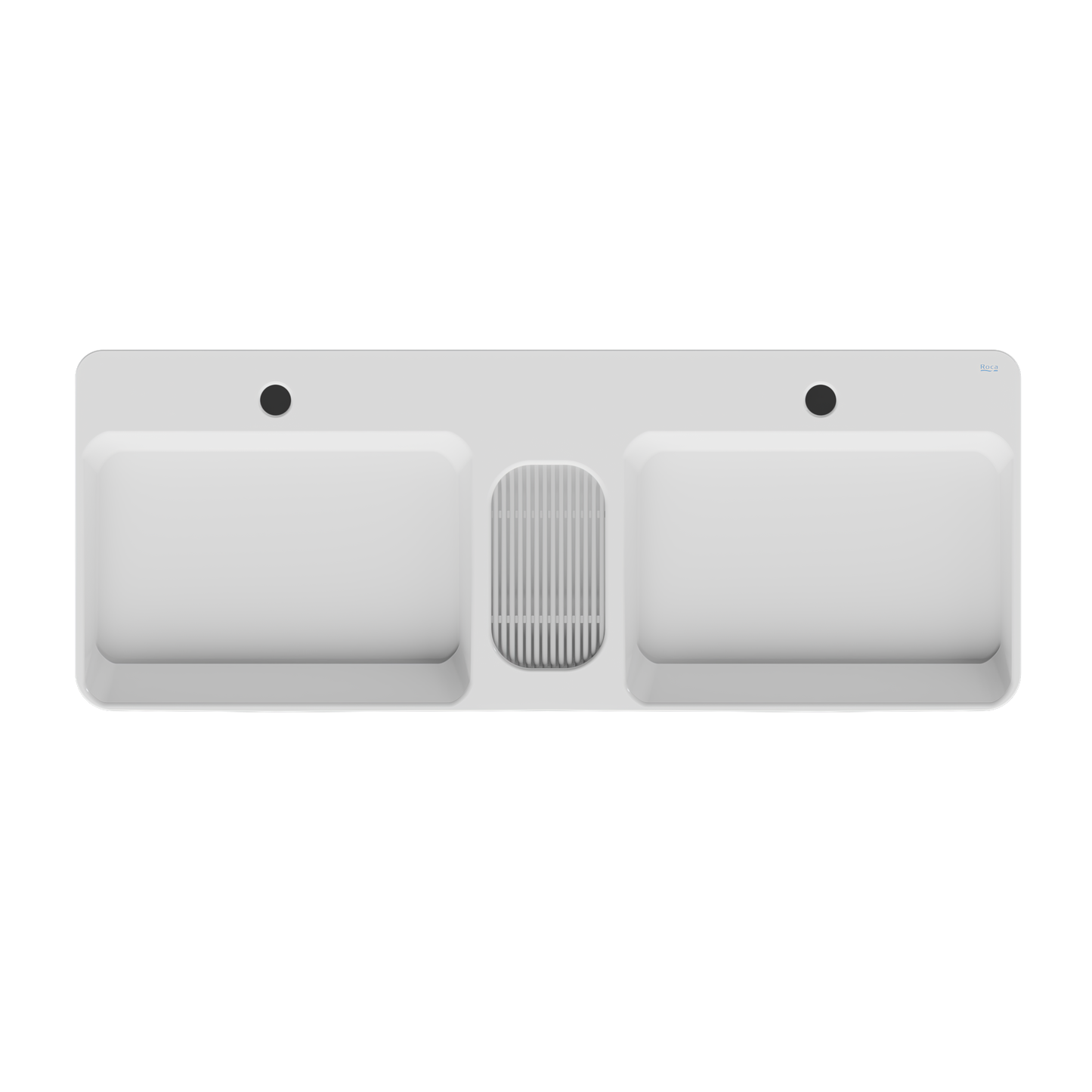 Cheviot 1311-WH-8 Square Infinity Double Vessel Sink - White