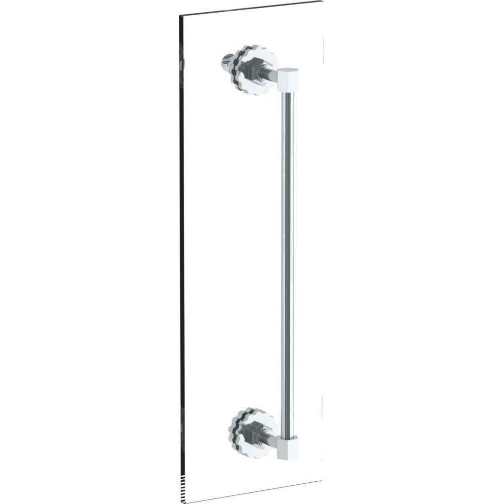 Watermark 133-0.1-18SDP James 18" Shower Door Pull With Knob/ Glass Mount Towel Bar With Hook - Parent