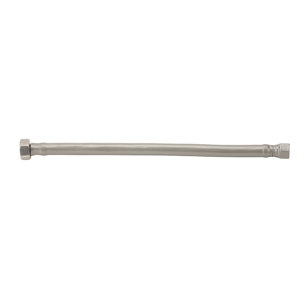 Jaclo 138-SS-GREY Jacloflex™ Grey Decorative Cover Stainless Steel Flexible Braided 3/8" O.D. X 1/2" Ips - 36" Faucet Supply Line With Metal Nut - Grey