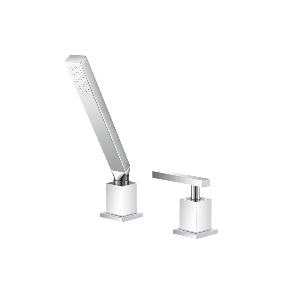 Flusso 150.1280CP Deck Diverter With Holder & Hose - Chrome