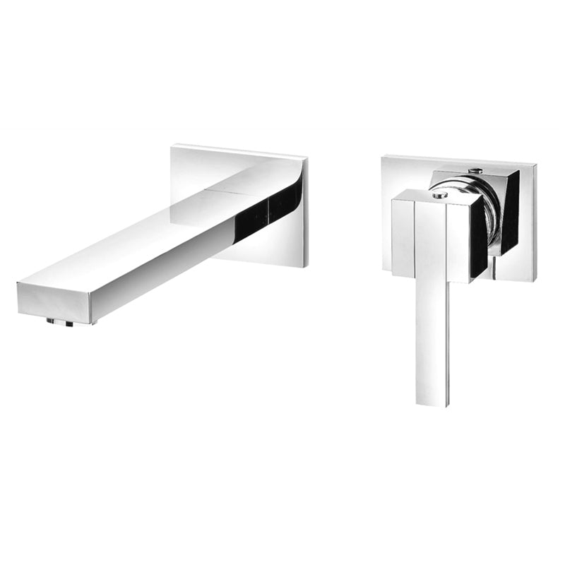 Flusso Serie 150 150.1800CP Single Handle Wall Mounted Bathroom Faucet - Chrome