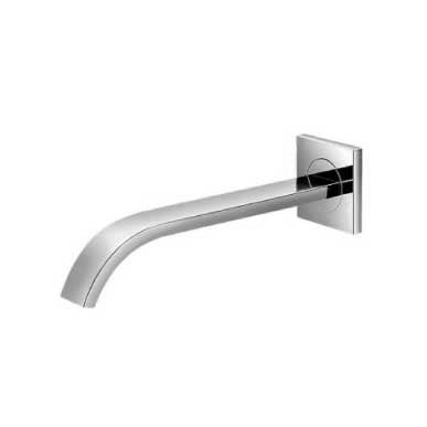 Flusso Serie 150 150.2300CP Wall Mount Non Diverting Tub Spout - Chrome