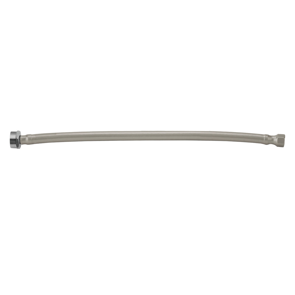 Jaclo 157-MN-SS Jacloflex™ Decorative Cover Stainless Steel Flexible Braided 3/8" O.D. X 7/8" I.D.- 20" Toilet Supply Line With Metal Nut