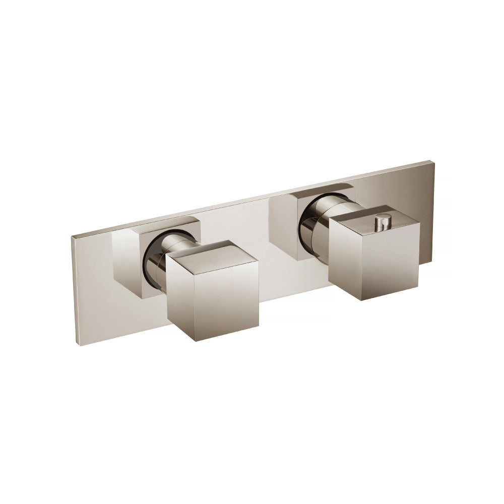 Flusso Serie 160 160.2717 3/4" Horizontal Thermostatic Shower Valve & Trim - 2 Output
