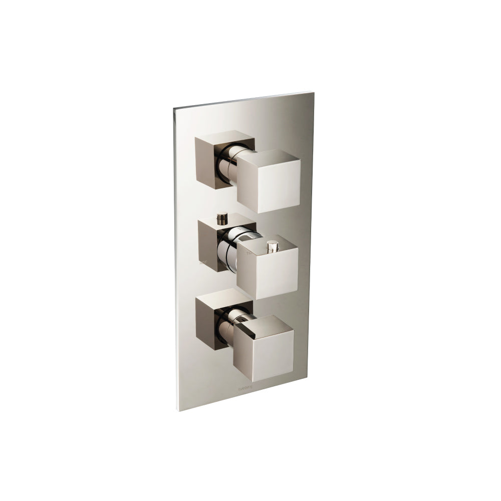 Flusso Serie 160 160.4401 3/4" Thermostatic Valve and Trim - 2 Outputs
