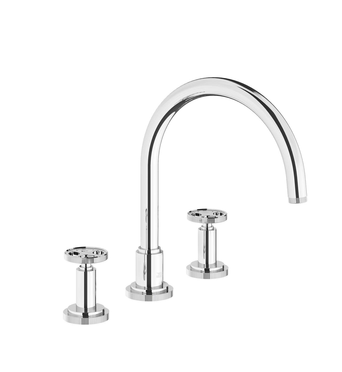 Franz Viegener FV210/K6V Techno Chic Deck Mounted Roman Bath Faucet 3/4" Valves - Parent