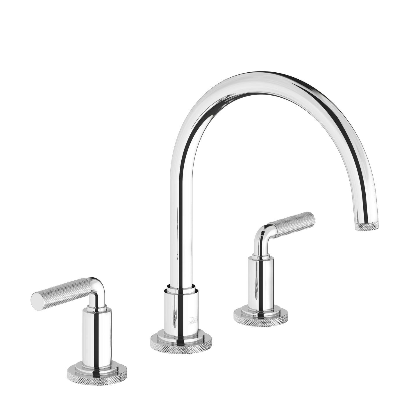 Franz Viegener FV210/K7K Techno Chic Deck Mounted Roman Bath Faucet 3/4" Valves - Parent