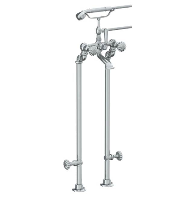 Watermark 180-8.3STP-T Venetian Floor Standing Bath Set W/ Hand Shower & Shut-Off Valves