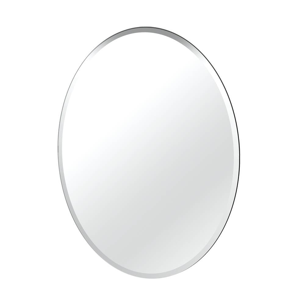 Gatco Flush Mount 32H Frameless Oval Mirror