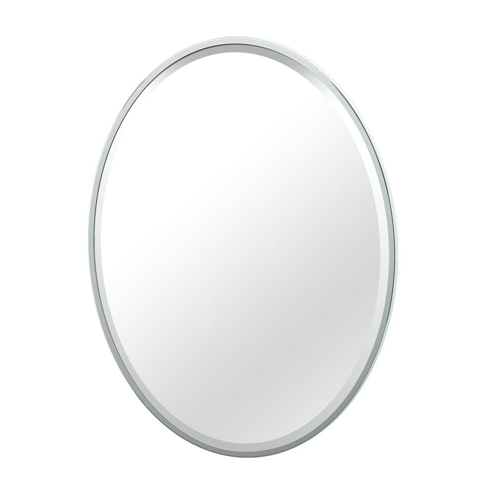 Gatco Framed Large Oval Wall Mirror