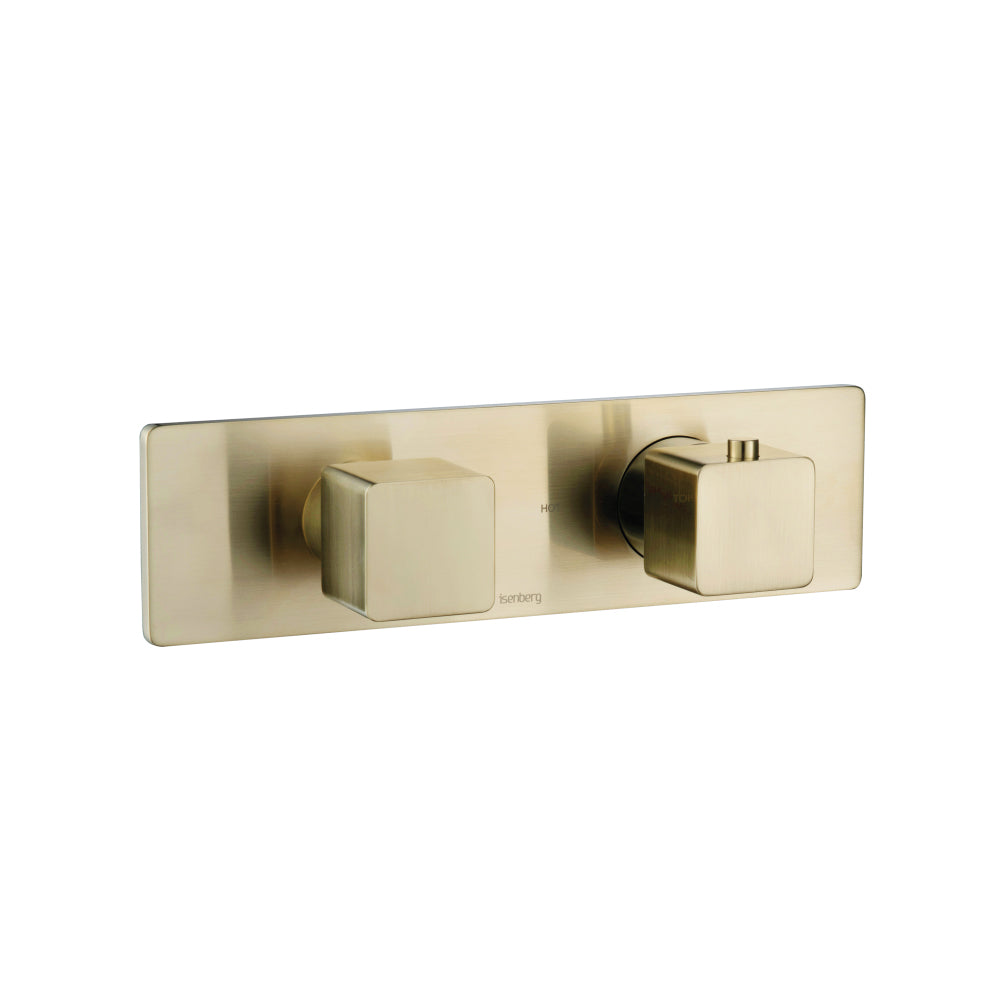 Flusso Serie 196 196.2705 3/4" Horizontal Thermostatic Shower Valve & Trim - 3 Output