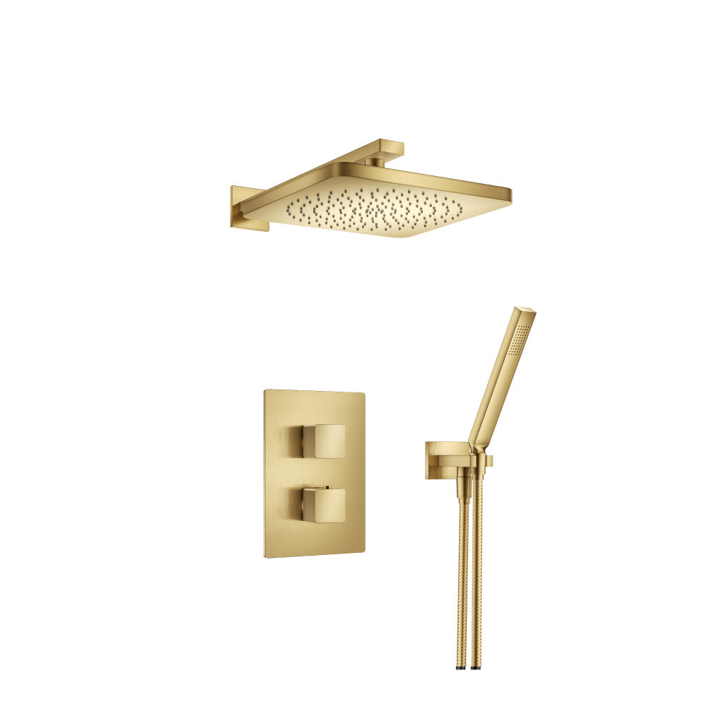 Flusso Serie 196 196.7050 Two Output Shower Set With Shower Head And Hand Held