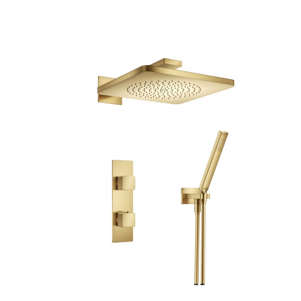 Flusso Serie 196 196.7250 Two Output Shower Set With Shower Head And Hand Held