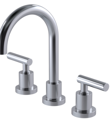 Rubinet 1AGLL Widespread Lav. Set. (Less Drain)