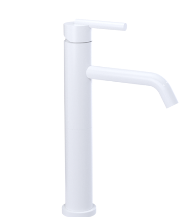 Rubinet 1NGNL Single Control Lav Set With Extended Base (7 3/4 AeratTo Deck) (Less Drain)
