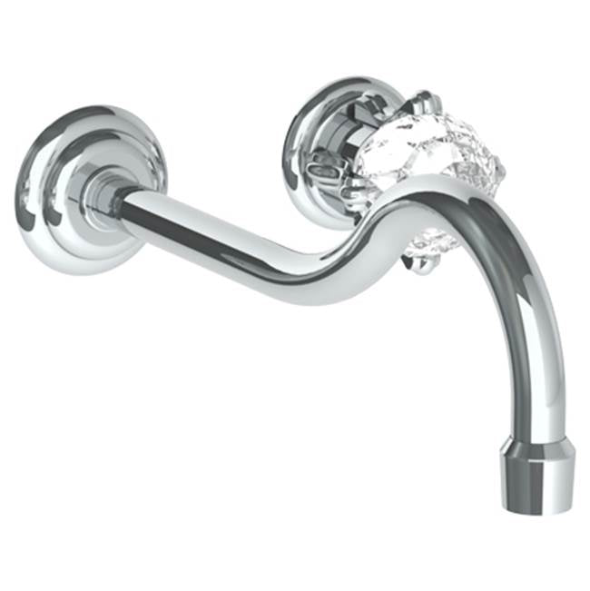 Watermark 201-1.2L-R2 La Fleur Wall Mounted 2 Hole Lavatory Set With 10 5/8" CTC Spout