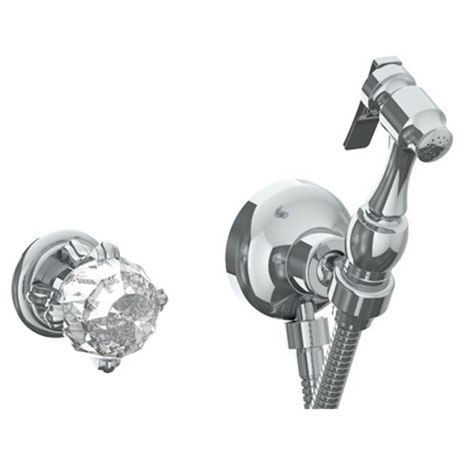 Watermark 201-4.4-R2 La Fleur Wall Mounted Bidet Spray Set & Progressive Mixer With 49" Hose