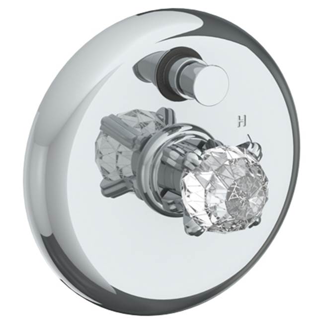 Watermark 201-P90-R2 La Fleur Wall Mounted Pressure Balance Shower Trim With Diverter 7" Diameter