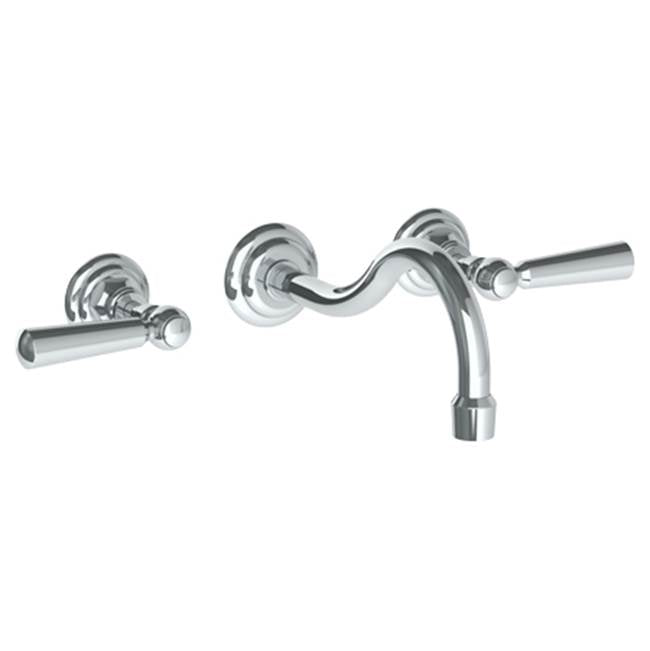 Watermark 206-2.2M-S1A Paris Wall Mounted 3 Hole Lavatory Set With 8 3/8" CTC Spout