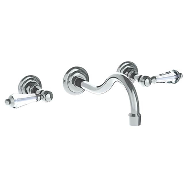 Watermark 206-2.2M-SWA Paris Wall Mounted 3 Hole Lavatory Set With 8 3/8" CTC Spout