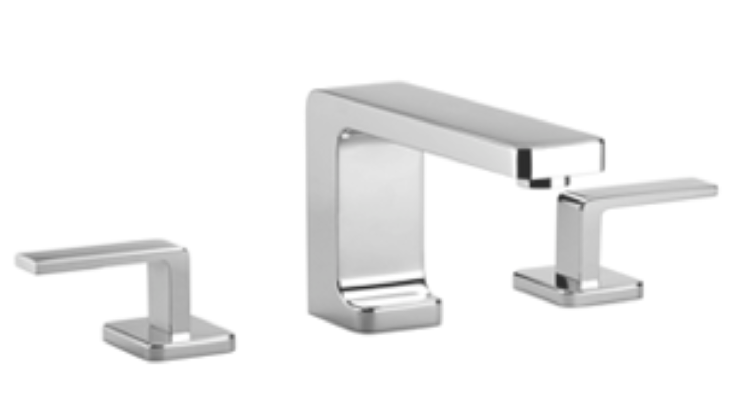 Dornbracht 20713710 Lulu Three-Hole Lavatory Mixer With Drain